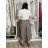 Nohavice oversize s páskem dámske (S/M/L ONE SIZE) TALIANSKA MÓDA IMSM265052