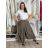 Nohavice letní lněné dámske (S/M/L ONE SIZE) TALIANSKA MÓDA IMSM265059