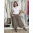 Kalhoty letní lněné dámské (S/M/L ONE SIZE) ITALSKÁ MÓDA IMSM265060