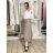 Kalhoty letní lněné dámské (S/M/L ONE SIZE) ITALSKÁ MÓDA IMSM265060