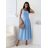 Šaty dlouhé letní na ramínka dámské (S/M/L ONE SIZE) ITALSKÁ MÓDA IMD2608457