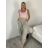 Nohavice letní s opaskom dámske (S/M/L ONE SIZE) TALIANSKA MÓDA IM4260013564