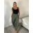 Kalhoty letní s páskem dámské ROMI  (S/M/L ONE SIZE) ITALSKÁ MÓDA IM4260013565