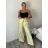 Kalhoty dlouhé letní dámské KARLA (S/M - L/XL) MIEGO MIE267073M/DUR S/M Černá