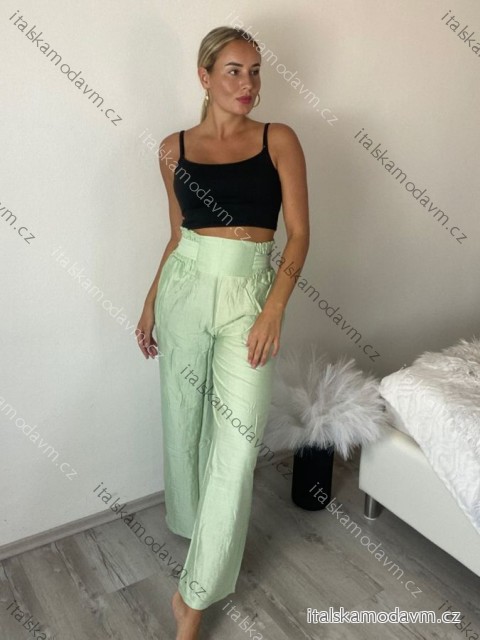Nohavice dlhé letnídámske KARLA (S/M - L/XL) MIEGO MIE267073M/DUR S / M zelená
