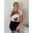 Blúzka icecool krátky rukáv dámska (S/M/L ONE SIZE) TALIANSKA MÓDA IMM25M7549