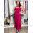 Šaty dlhé letné na ramienka dámske NATALI  (S/M ONE SIZE) TALIANSKA MÓDA IMM2658098/DUR S/M/L žlutá