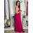 Šaty dlhé letné na ramienka dámske NATALI  (S/M ONE SIZE) TALIANSKA MÓDA IMM2658098/DUR S/M/L žlutá