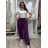 Kalhoty aladinky harémky dlouhé dámské (M/L ONE SIZE) ITALSKÁ MÓDA IMD22212/DR M/L fialová