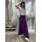 Kalhoty aladinky harémky dlouhé dámské (M/L ONE SIZE) ITALSKÁ MÓDA IMD22212/DR M/L fialová