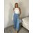 Kalhoty dlouhé letní dámské (S/M/L ONE SIZE) ITALSKÁ MÓDA IMD25144