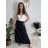 Sukňa dlhá dámska (S/M/L ONE SIZE) TALIANSKA MÓDA IM42600331/DUR čierna S/M/L