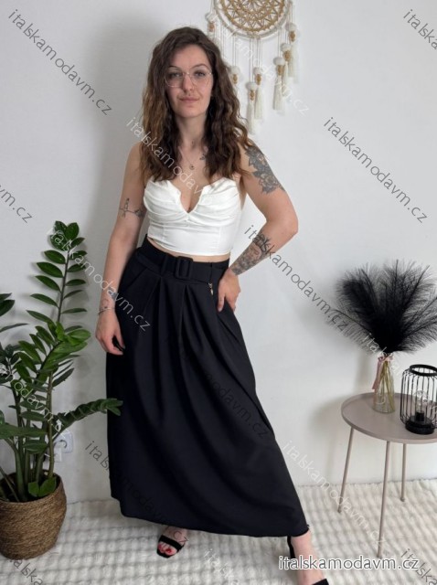 Sukňa dlhá dámska (S/M/L ONE SIZE) TALIANSKA MÓDA IM42600331/DUR