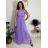 Šaty společenské dlhé dámske JULY (S/M/L ONE SIZE) TALIANSKA MÓDA IMWTM260001/DUR světle modrá S/M/L