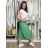 Nohavice aladinky harémky dlhé dámske (M/L ONE SIZE) TALIANSKA MÓDA IMD22212/DR zelená M/L