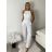 Nohavice letní dlouhé AURORA (S/M/L ONE SIZE) TALIANSKA MÓDA IMPNF261093/DUR sv. béžová S/M/L