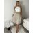 Sukně letní s páskem dámske (S/M/L ONE SIZE) TALIANSKA MÓDA IMPMNC263172-1/DUR S/M/L tmavo modrá