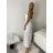 Sukně dlouhá letní s páskem dámske BEATRICE  (S/M/L ONE SIZE) TALIANSKA MÓDA IMPMNC268013/DUR S/M/L biela
