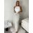 Sukně dlouhá letní s páskem dámské BEATRICE (S/M/L ONE SIZE) ITALSKÁ MÓDA IMPMNC268013/DUR sv. béžová S/M/L