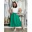 Sukňa dlhá dámska (S/M/L ONE SIZE) TALIANSKA MóDA IMSM26000248/DUR S/M/L zelená