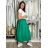 Sukňa dlhá dámska (S/M/L ONE SIZE) TALIANSKA MóDA IMSM26000248/DUR S/M/L zelená