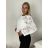 Letní cardigan dlouhý rukáv dámská (S/M/L ONE SIZE) ITALSKÁ MÓDA IMPMNC262767/DUR S/M/L bílá