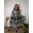 Šaty košilové dlouhé letní dlouhý rukáv dámské (M/L-XL/2XL) IMWDF26FW200-3