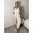 Kalhoty dlouhé letní dámské AVA (M/L ONE SIZE) ITALSKÁ MÓDA IMD24054