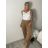 Kalhoty dlouhé letní dámské AVA (M/L ONE SIZE) ITALSKÁ MÓDA IMD24054