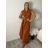 Šaty dlouhé elegantní letní šaty dámské (S/M/L ONE SIZE) ITALSKÁ MÓDA IMPLU2610446/DUR S/M/L zelená khaki
