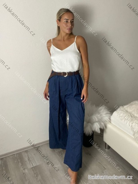 Nohavice proužek opaskom dámske (S/M/L ONE SIZE) TALIANSKA MÓDA IMWTM260007/DUR