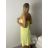 Šaty krátké letí na ramínka dámské AYGA (S/M/L ONE SIZE) ITALSKÁ MÓDA IM9260002/DUR S/M/L Černá