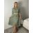 Šaty dlouhé elegantní letní šaty dámské  (S/M/L ONE SIZE) ITALSKÁ MÓDA IMPLU262604/DUR S/M/L tmavě modrá