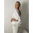 Letní halenka dámská (S/M/L ONE SIZE) ITALSKÁ MÓDA IMWTM2600011/DUR S/M/L bílá