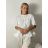Letní halenka dámská (S/M/L ONE SIZE) ITALSKÁ MÓDA IMWTM2600011/DUR S/M/L bílá