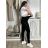 Legíny dlouhé dámské (S/M-L/XL-XL/2XL) PMWLL26HL-4/DR XL/2XL Černá