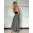 Sukně dlouhá s páskem dámská (S/M/L ONE SIZE) ITALSKÁ MÓDA IMM25M7755/DUR červená S/M/L