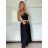 Sukně dlouhá s páskem dámská (S/M/L ONE SIZE) ITALSKÁ MÓDA IMM25M7755/DUR červená S/M/L