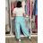 Kalhoty dlouhé elegantní dámské JITKA (S/M/L ONE SIZE) ITALSKÁ MÓDA IM426070/DU