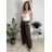 Kalhoty dlouhé elegantní dámské JITKA (S/M/L ONE SIZE) ITALSKÁ MÓDA IM426070/DU