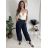 Kalhoty dlouhé elegantní dámské JITKA (S/M/L ONE SIZE) ITALSKÁ MÓDA IM426070/DU