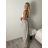Kalhoty dlouhé elegantní dámské JITKA (S/M/L ONE SIZE) ITALSKÁ MÓDA IM426070/DU