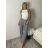 Kalhoty dlouhé elegantní dámské JITKA (S/M/L ONE SIZE) ITALSKÁ MÓDA IM426070/DU