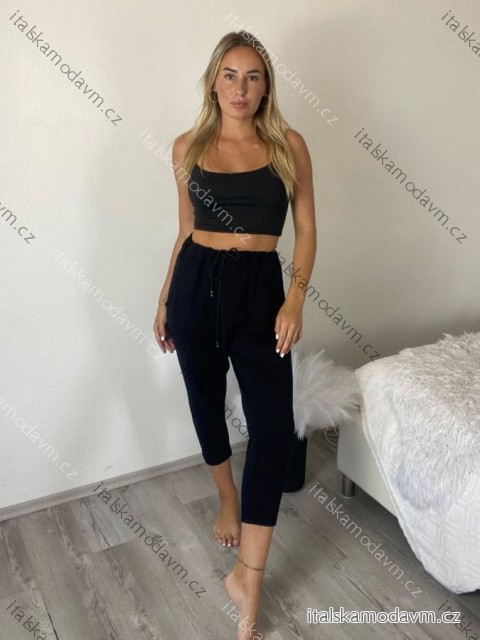 Tepláky baggy dámské (S/M/L ONE SIZE) ITALSKÁ MÓDA IMD2602563