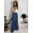 Kalhoty letní s páskem dámské (S/M/L ONE SIZE) ITALSKÁ MÓDA IM426001357