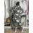 Cardigan s kapucí dámský maskač nadrozměr (44/46/48 ONE SIZE) ITALSKá MóDA IM5260006