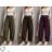 Tepláky elegantní s páskem dámské nadrozměr (42/44/46 ONE SIZE) ITALSKÁ MÓDA IM4260310