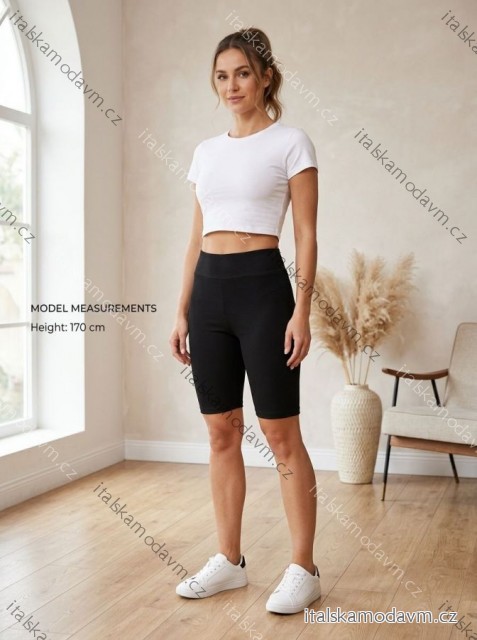 Legíny dlhé dámske (S/ML/XL-XL/2XL) TURECKÁ MÓDA TMWL22099/DUR L / XL čierna