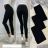 Legíny dlouhé dámské (M-2XL) SAL SMILING SAL22X-110 L/XL Černá