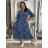 Šaty letné 3/4 krátký rukáv dámske (S/M/L ONE SIZE) TALIANSKA MÓDA IMPST261118/DUR S/M/L biela